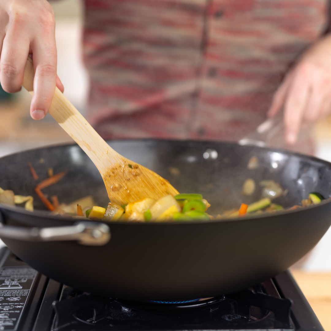 14” Nitrided Carbon Clad® – 3 Ply Carbon Steel Wok